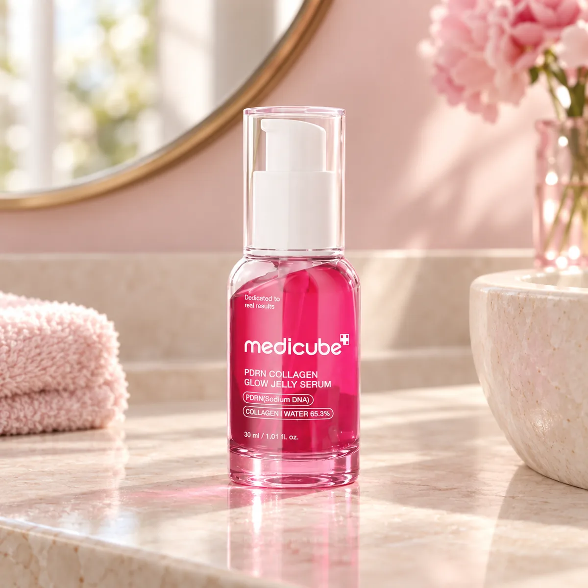 Medicube PDRN Pink Collagen Glow Jelly Serum